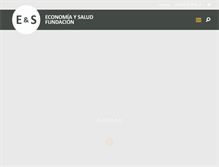 Tablet Screenshot of fundacioneconomiaysalud.org